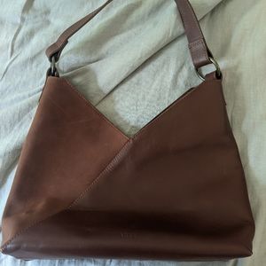 ABLE Solome Shoulder Bag in Whiskey (two tone)